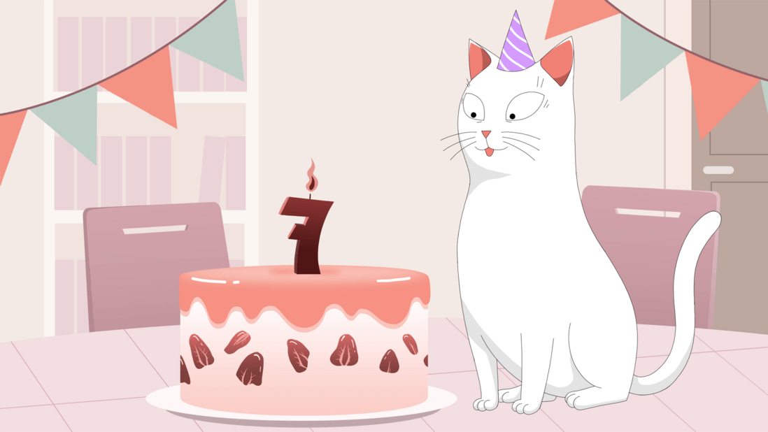 cat that celebrates its 7th birthday, beware the risk of hypertension increases
