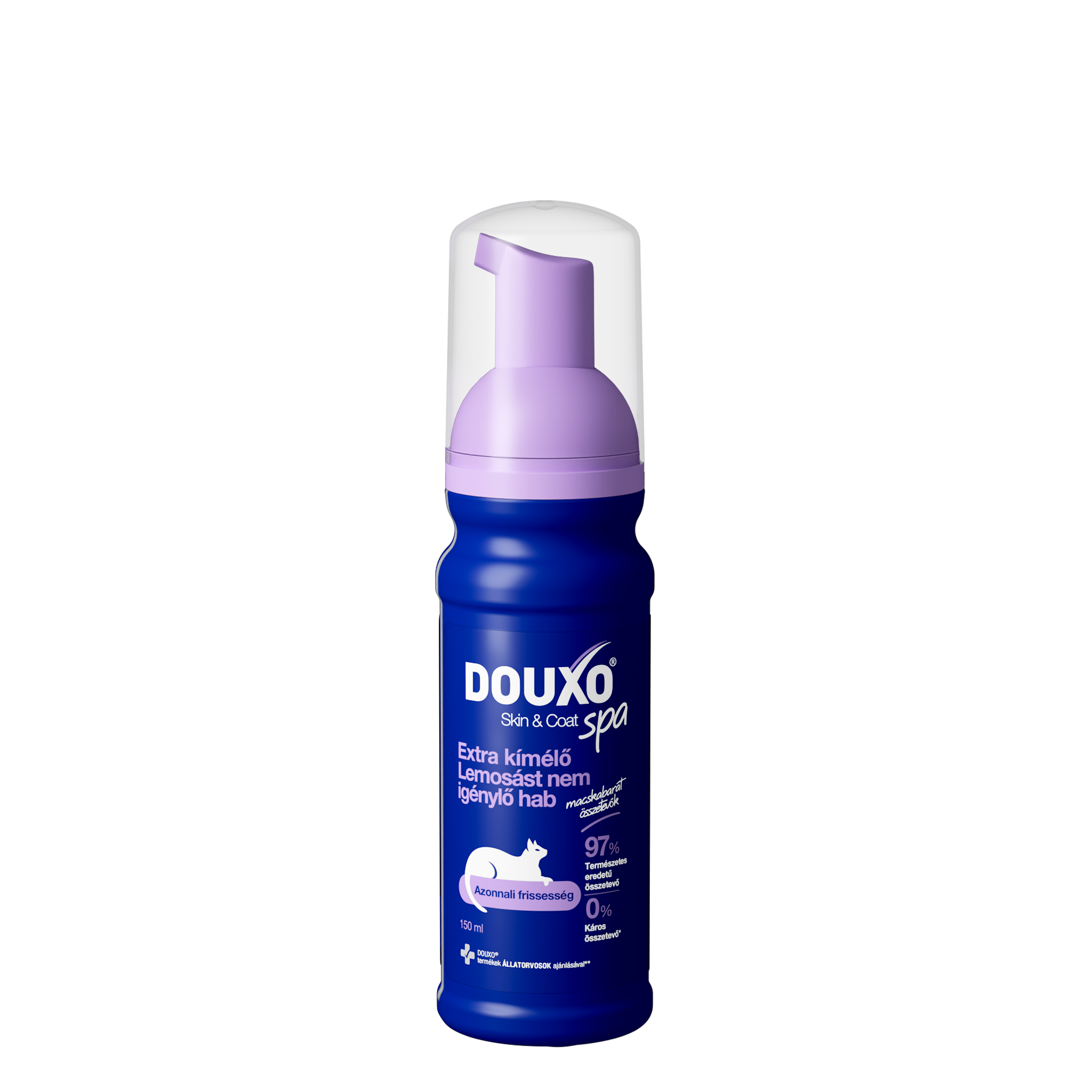 DOUXO SPA Lemosást nem igénylő frissítő hab macskáknak