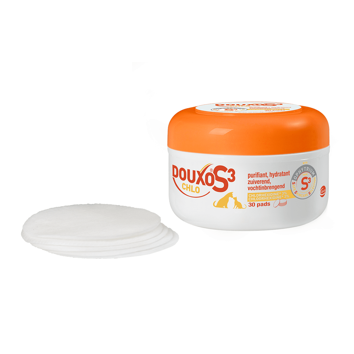 DOUXO S3 CHLO Pads voor honden en katten